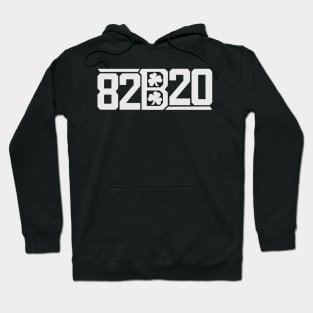 82B20 in White Hoodie